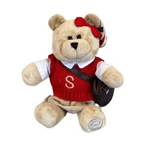 STARBUCKS Bearista Back To School Girl BEAR 2004 34th Edition plush